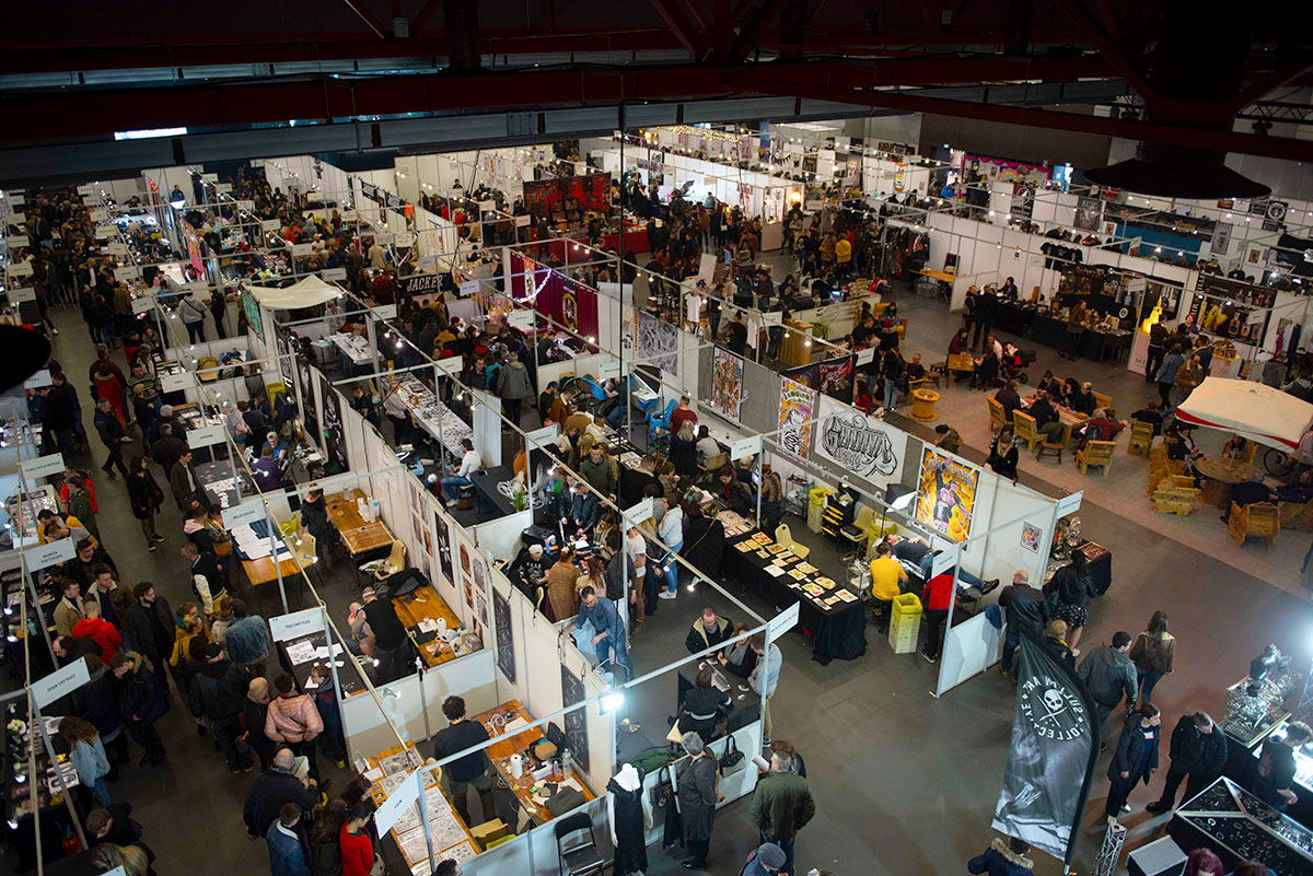 Vue en hauteur de la Tattoo Conv Le Mans - Crédit Photo Emma Mauger