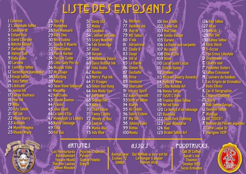 LISTE DES EXPOSANTS