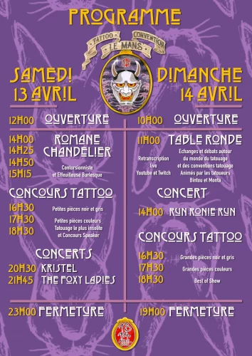 PROGRAMME TATTOO CONV LE MANS 4